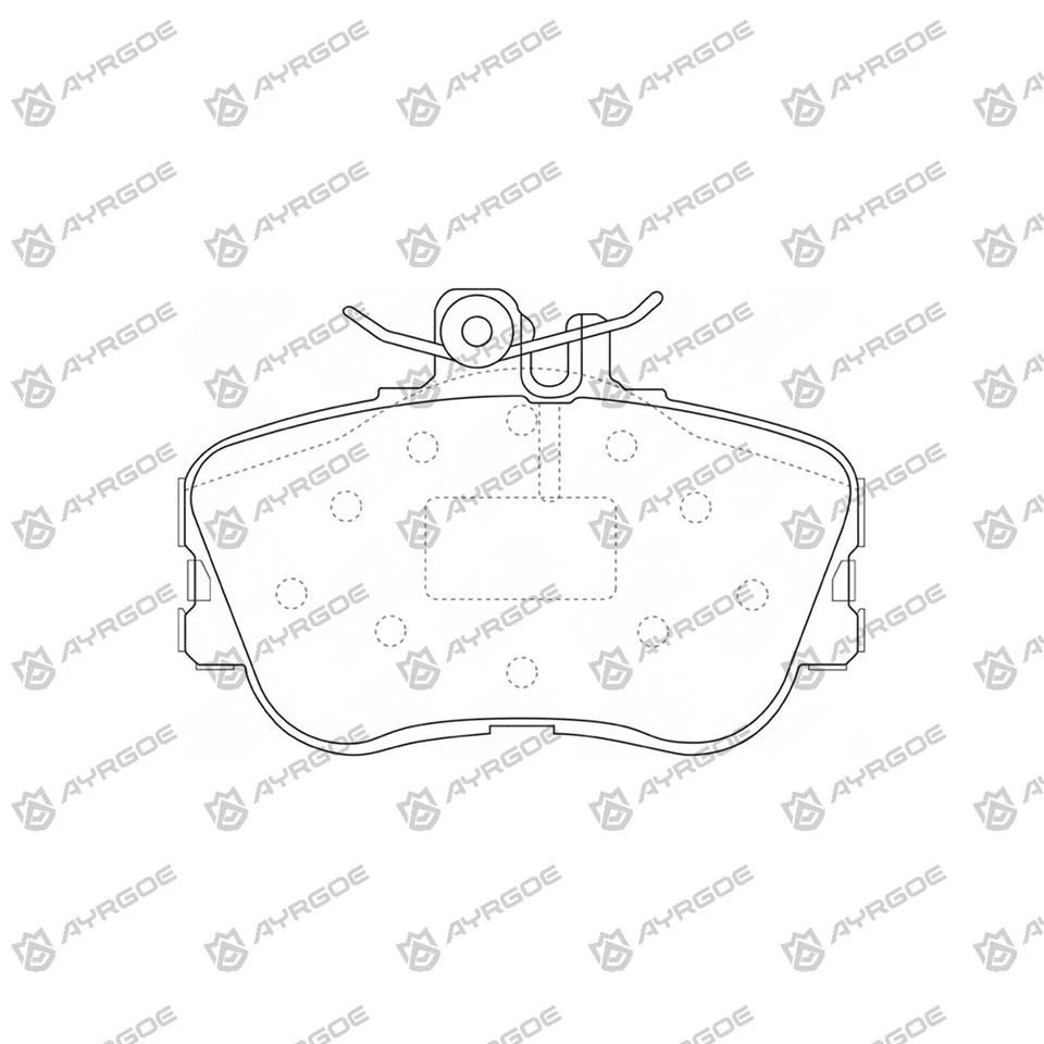 PN0025 Brake Pads For MERCEDES-BENZ C200 202122