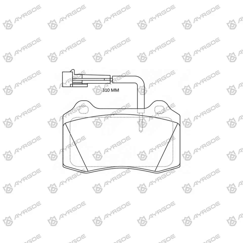 PN0202W Brake Pads for GREAT WALL Deer