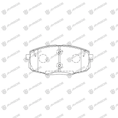 D11163MH Brake Pads for KIA Carens FJ