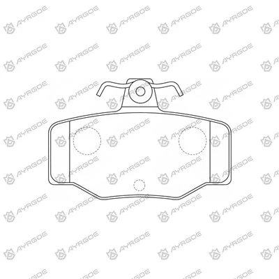 D1214H Brake Pads for NISSAN