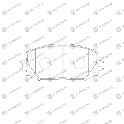D2253H Brake Pads for Toyota Yaris NCP131